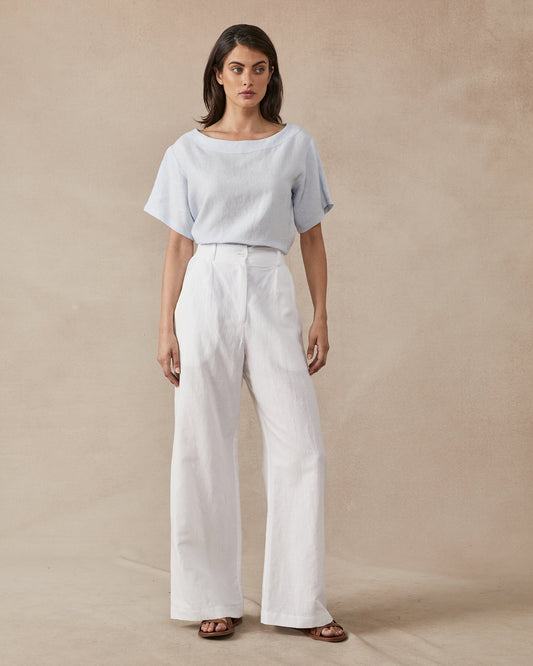 Poppy Pants White