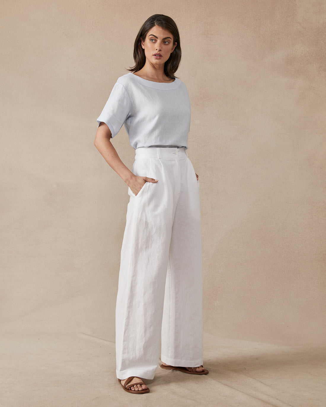 Poppy Pants White