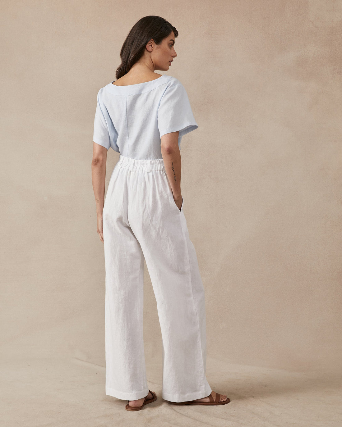 Poppy Pants White