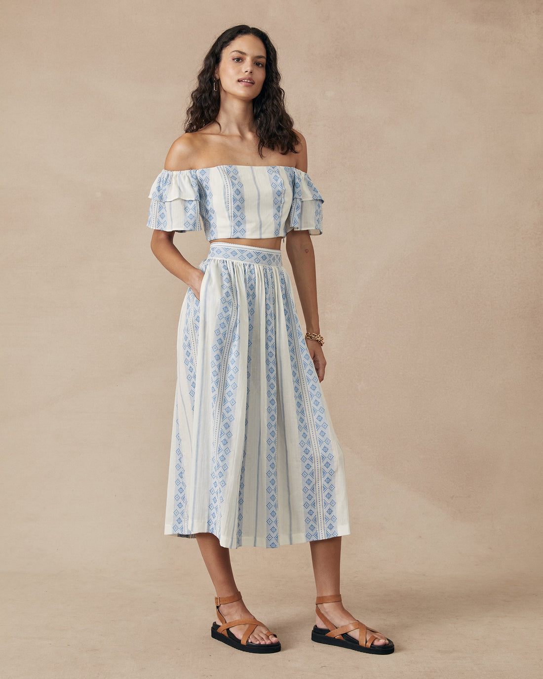 Blossom Skirt Blue Hendrix