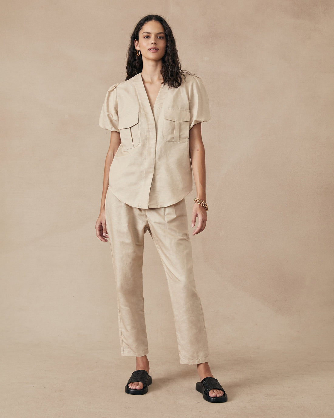 Ridge Shirt Beige