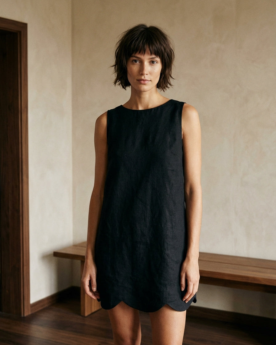 Daisy Dress Black, XL