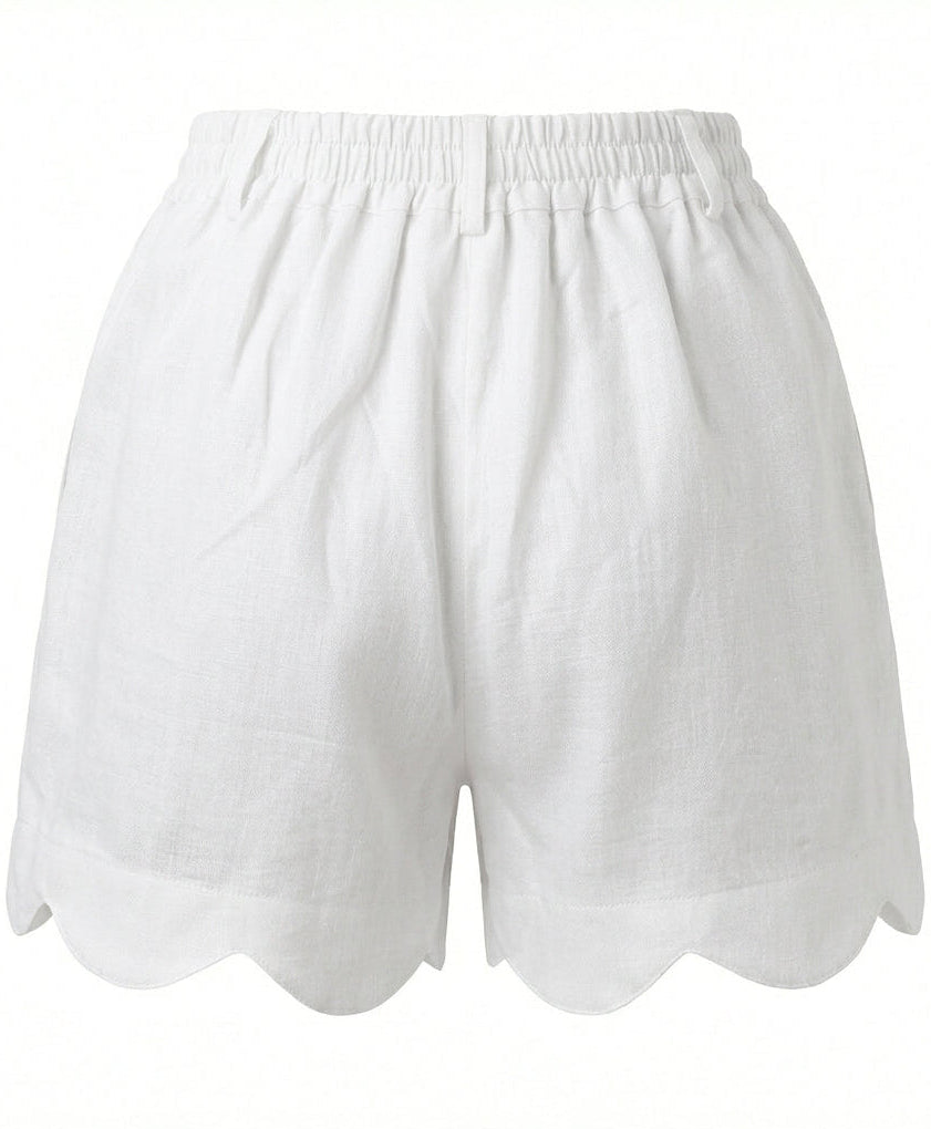 Daisy Shorts White