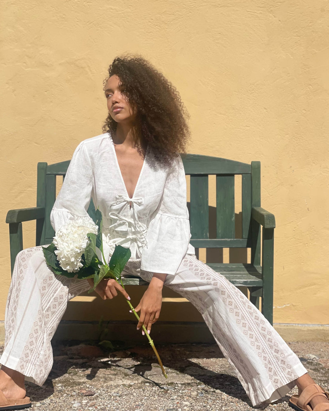 Paros Pants Beige Hendrix
