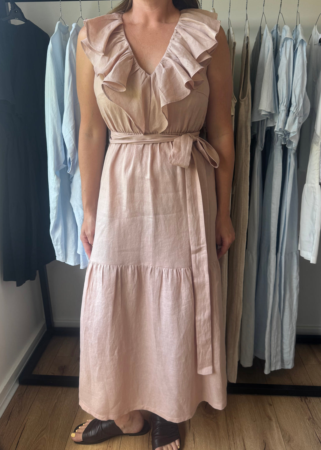 Patty Dress Pink - Size: XS, S, XL