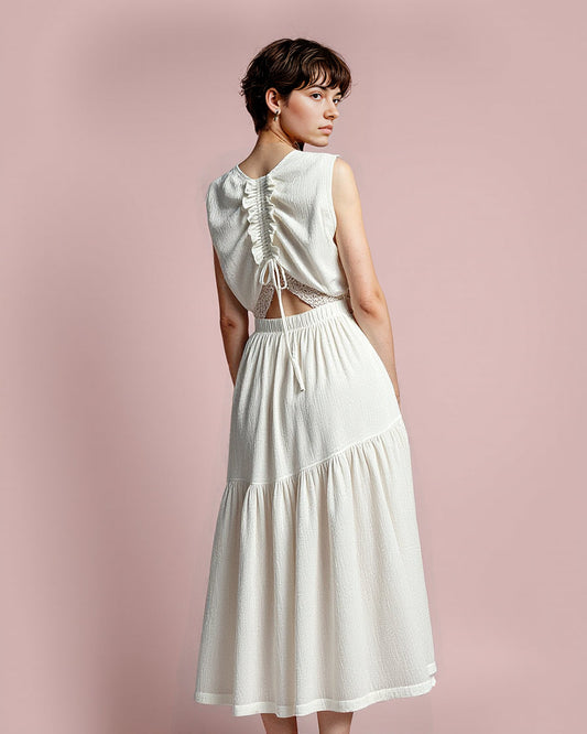 Iris Dress Ivory