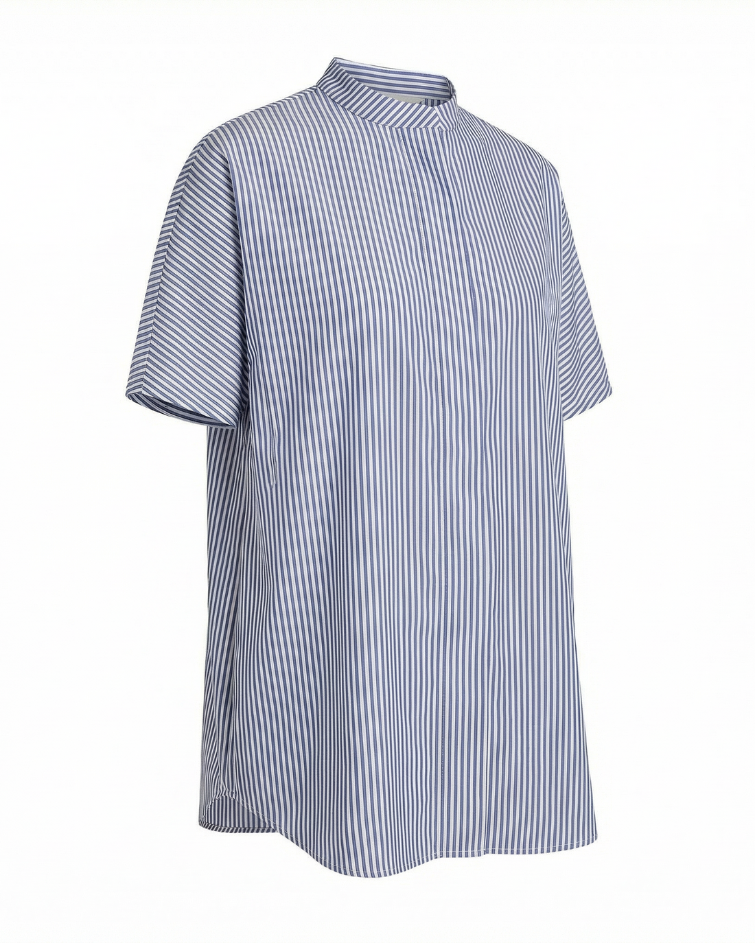 Lena Shirt Blue and White Stripe