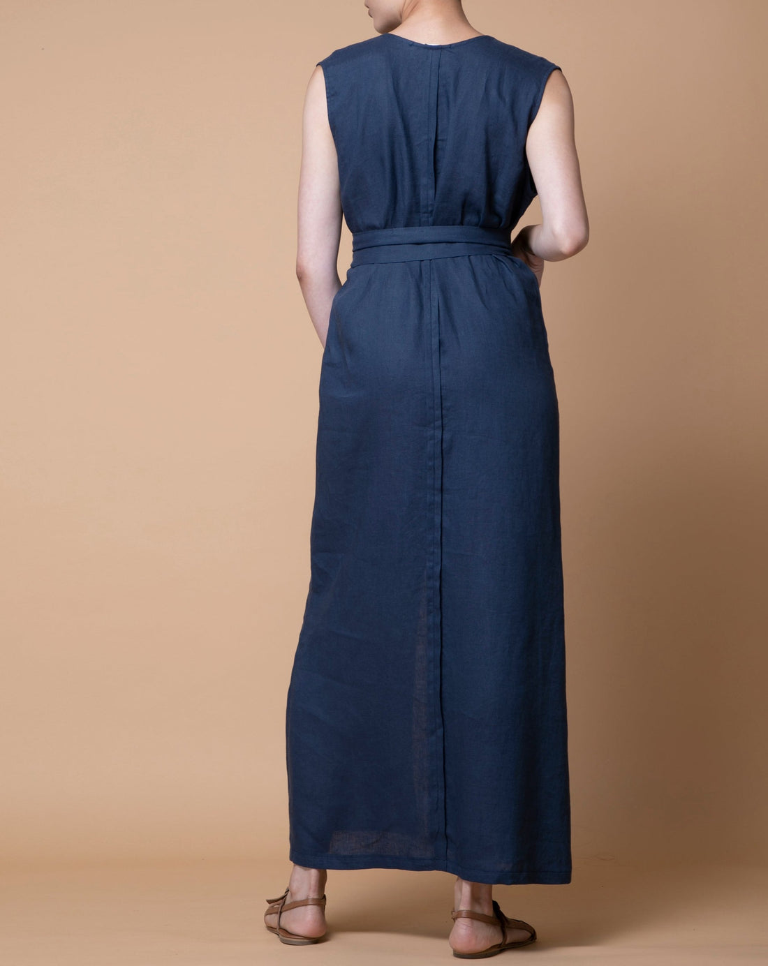 Asha Dress Navy - Size: XS