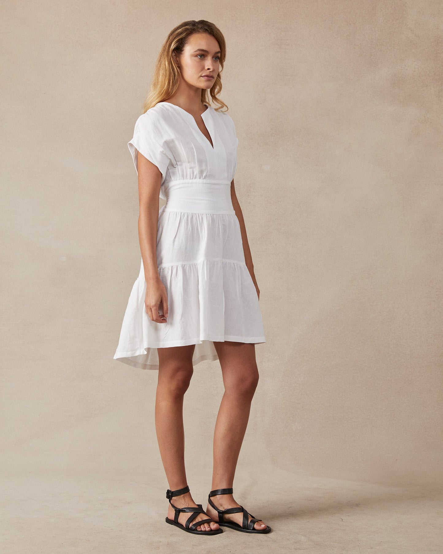 Matteo Dress White