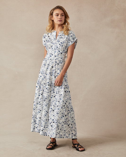 Sammy Dress Blue Floral
