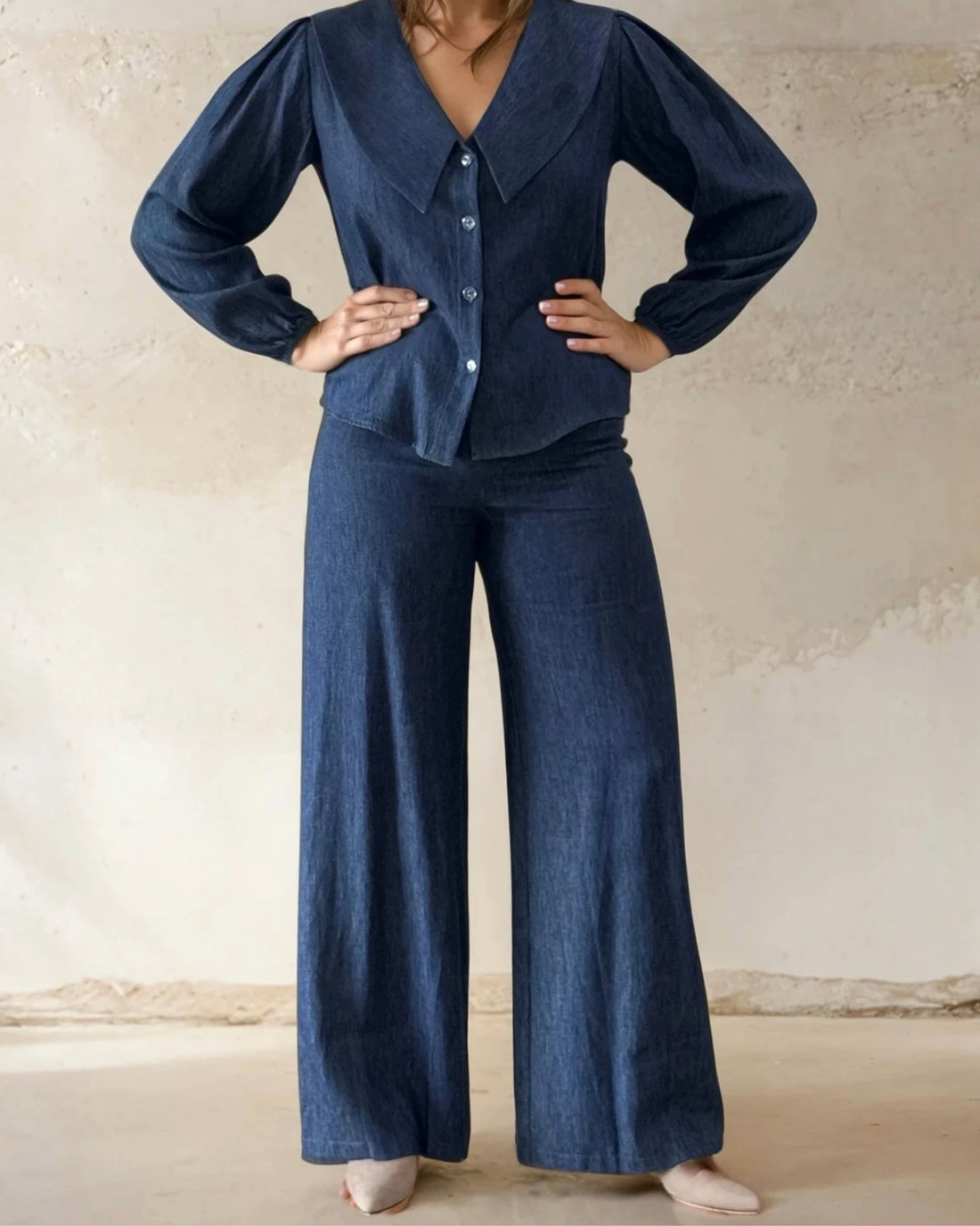 Henry Pants in Hemp Denim
