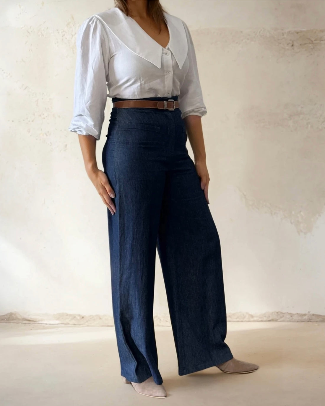 Henry Pants in Hemp Denim
