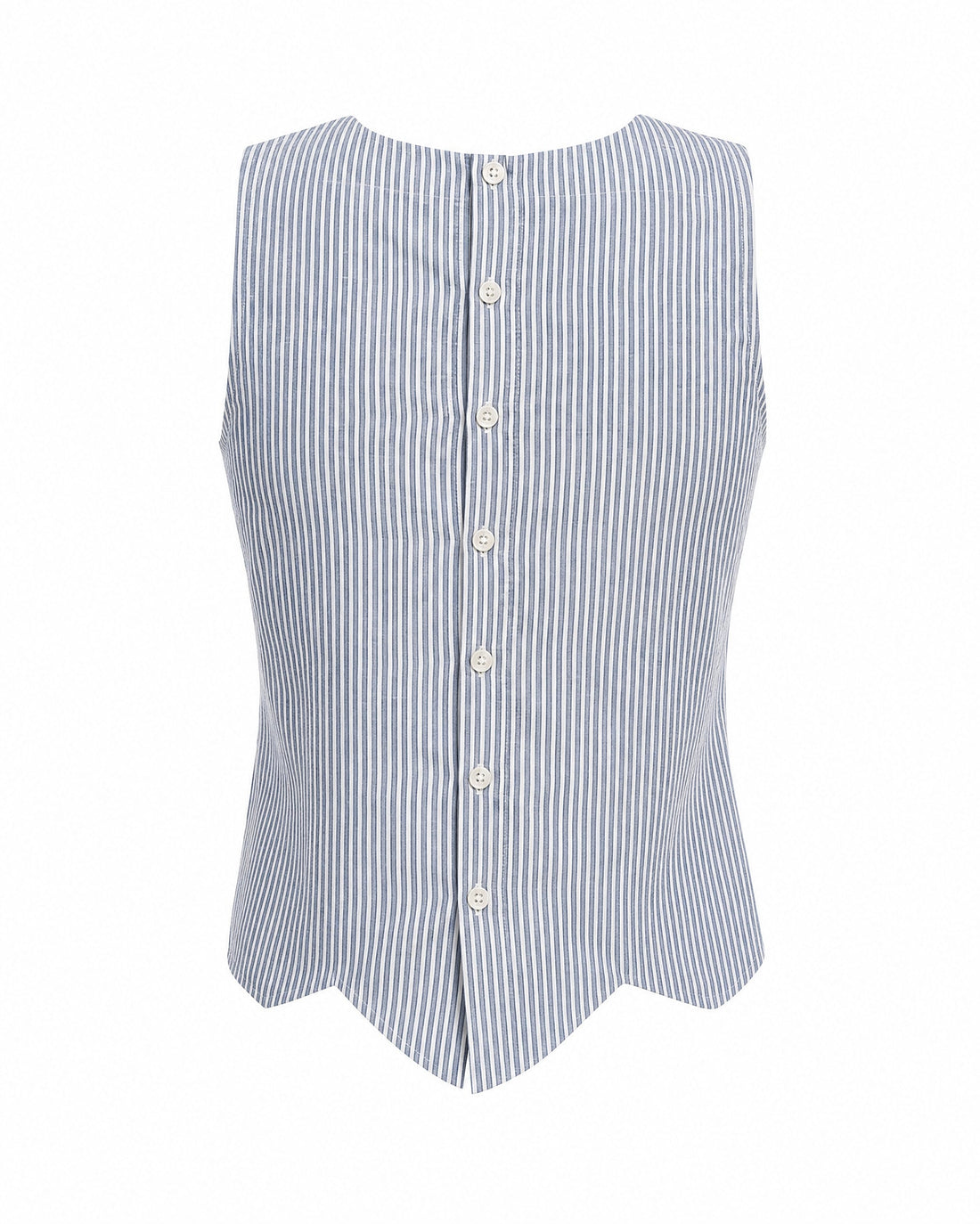 Daisy Top Blue and White Stripe