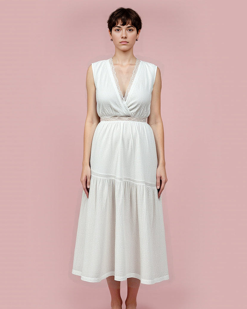 Iris Dress Ivory