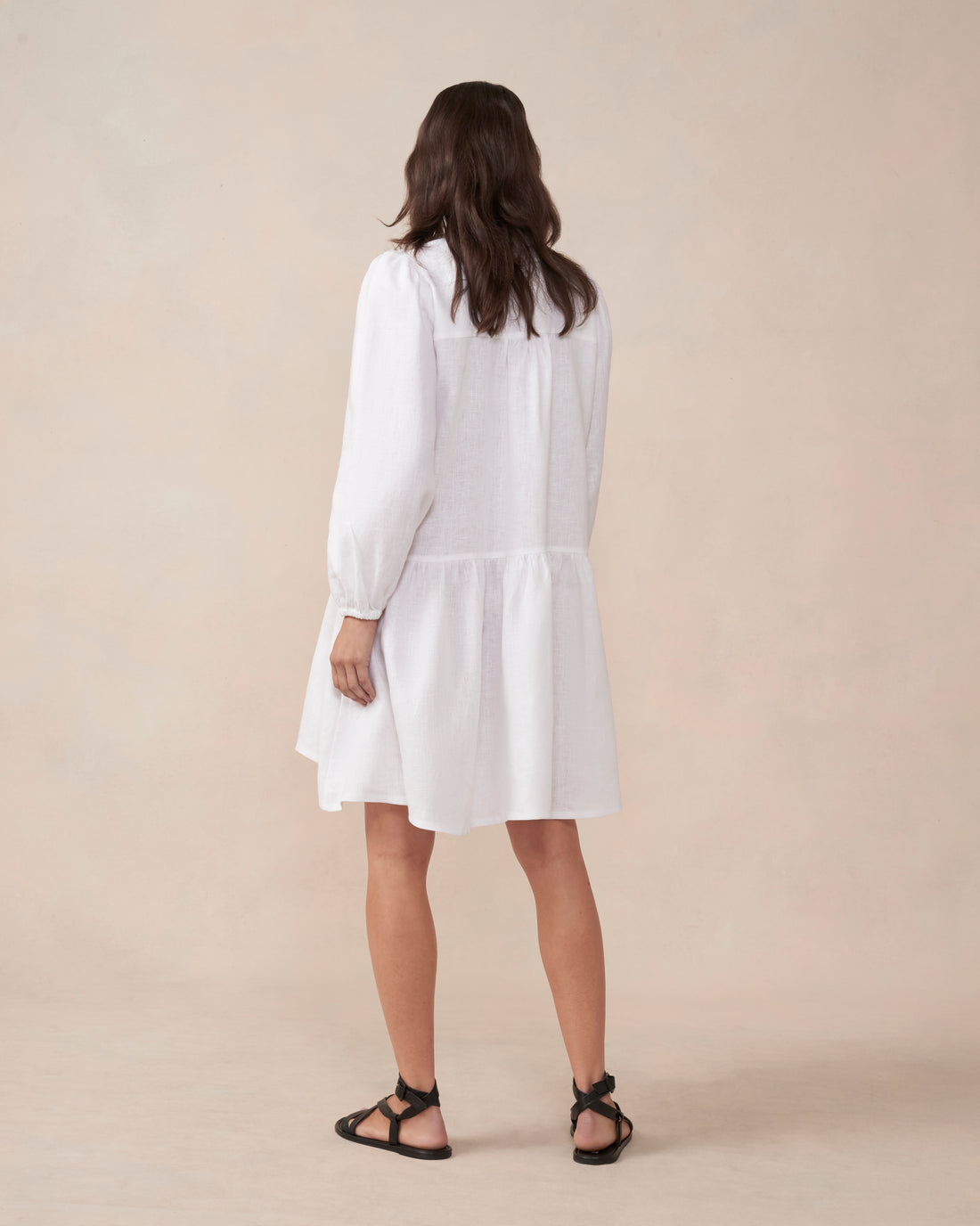 Maple Dress White Sample - Size: S