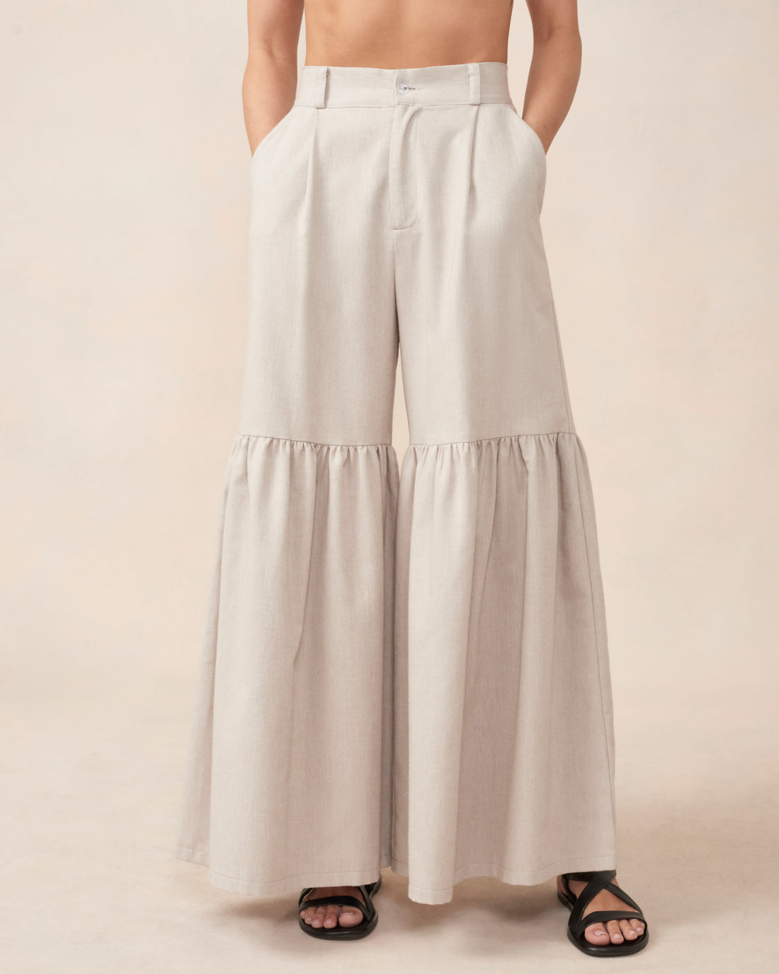 Nancy Pants Beige Sample - Size S, L