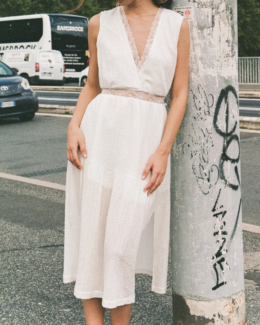 Iris Dress Ivory