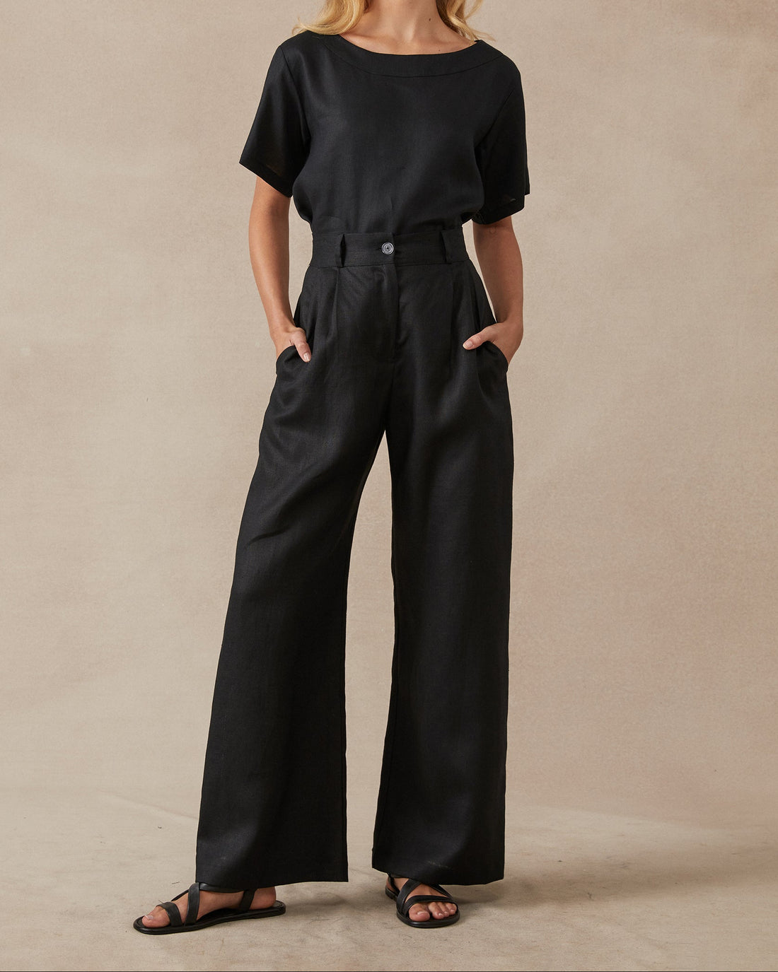Poppy Pants Black