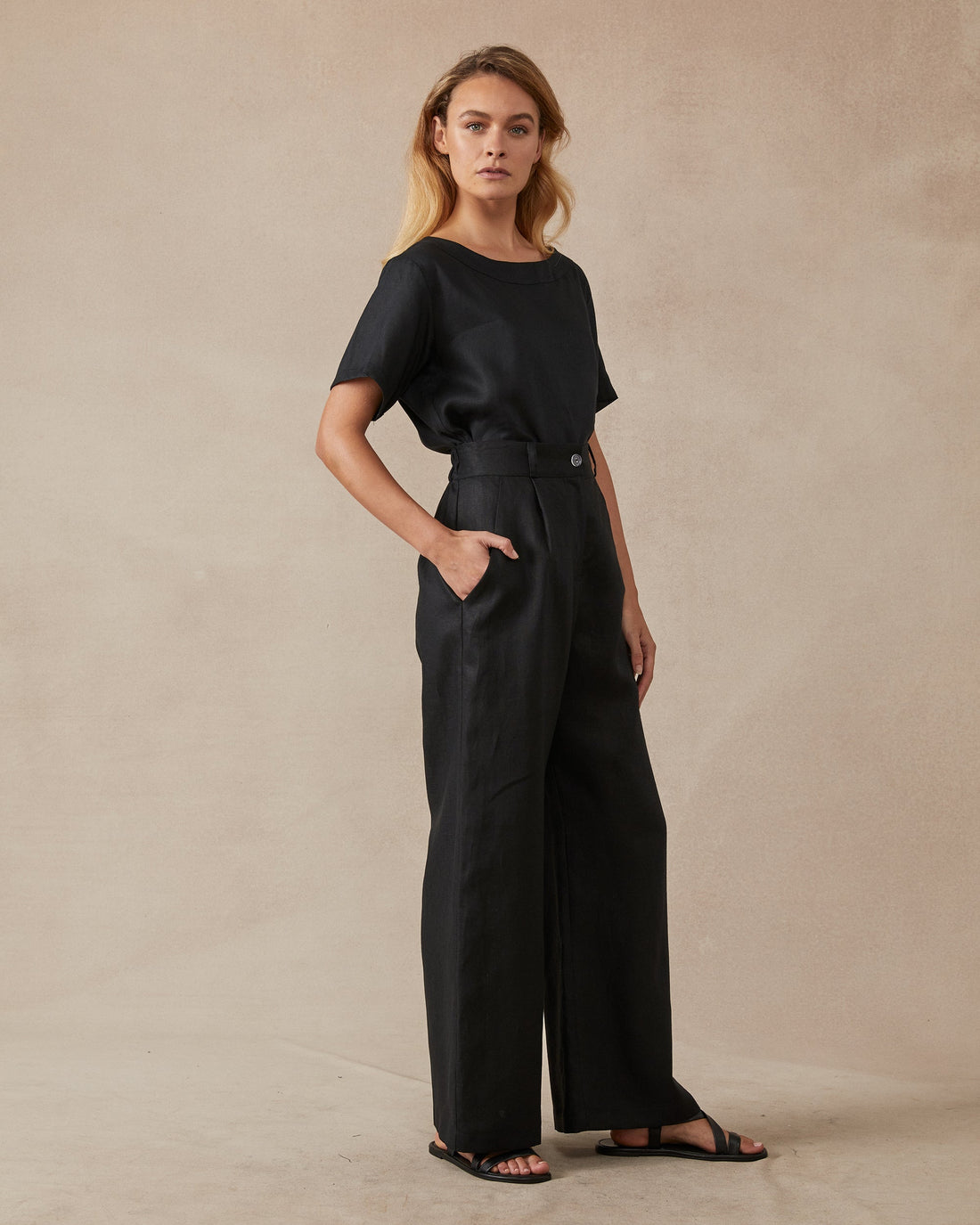 Poppy Pants Black