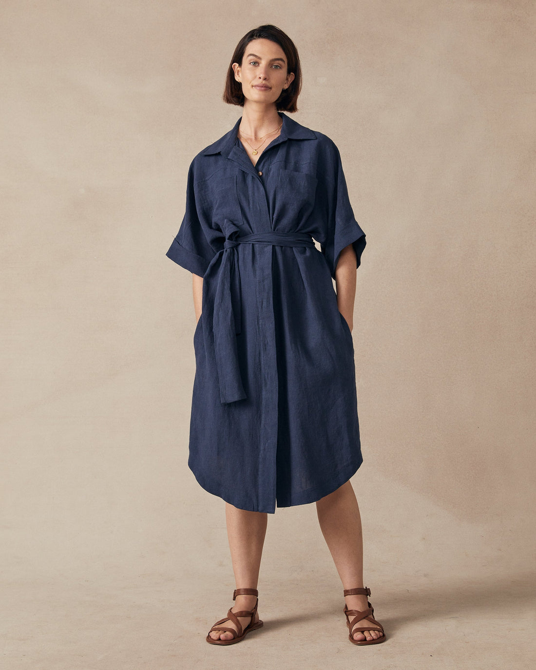 Lolaite Dress Navy - Size: XS