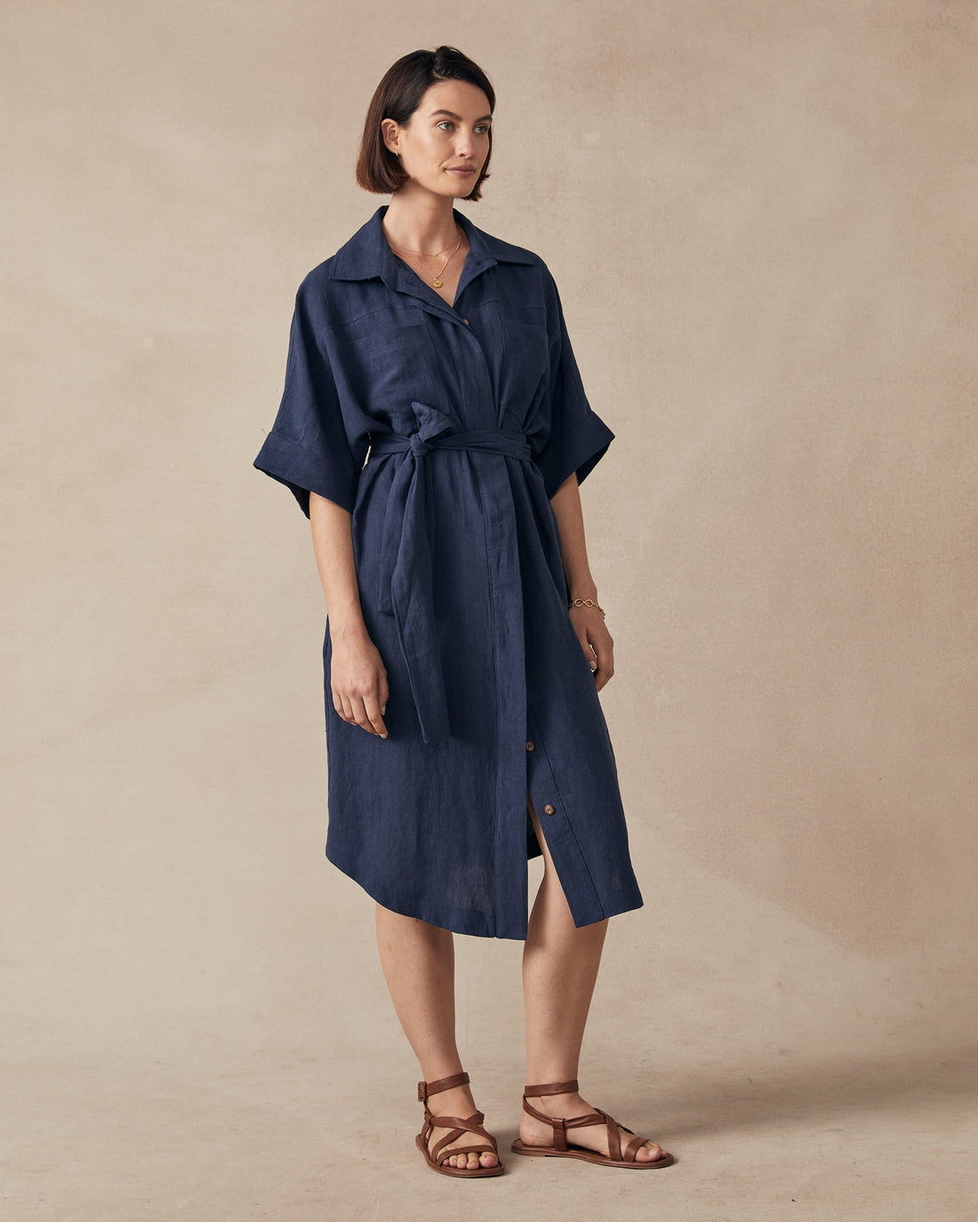 Lolaite Dress Navy - Size: XS