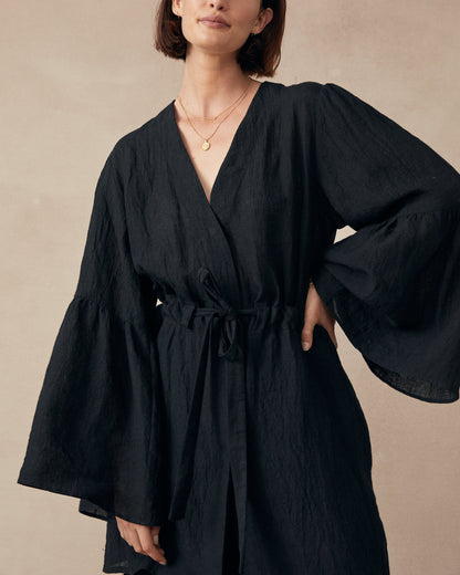 Gaia Kimono Black