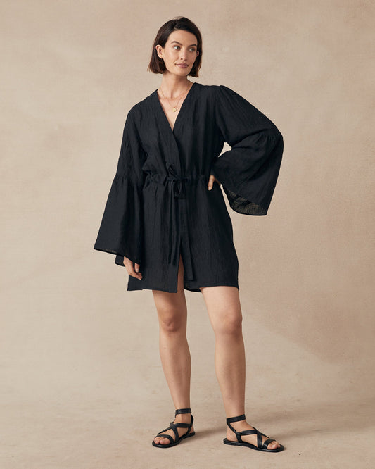 Gaia Kimono Black