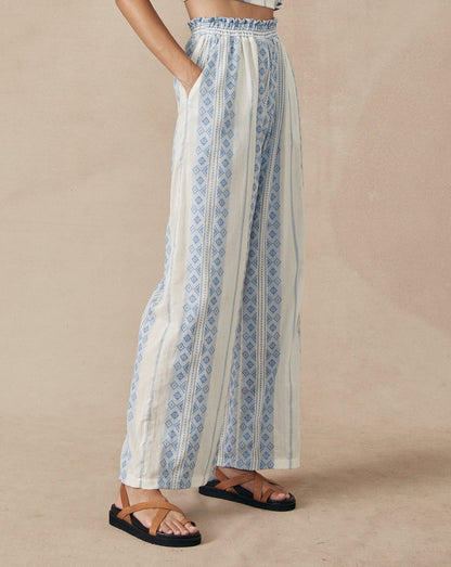 Paros Pants Blue Hendrix