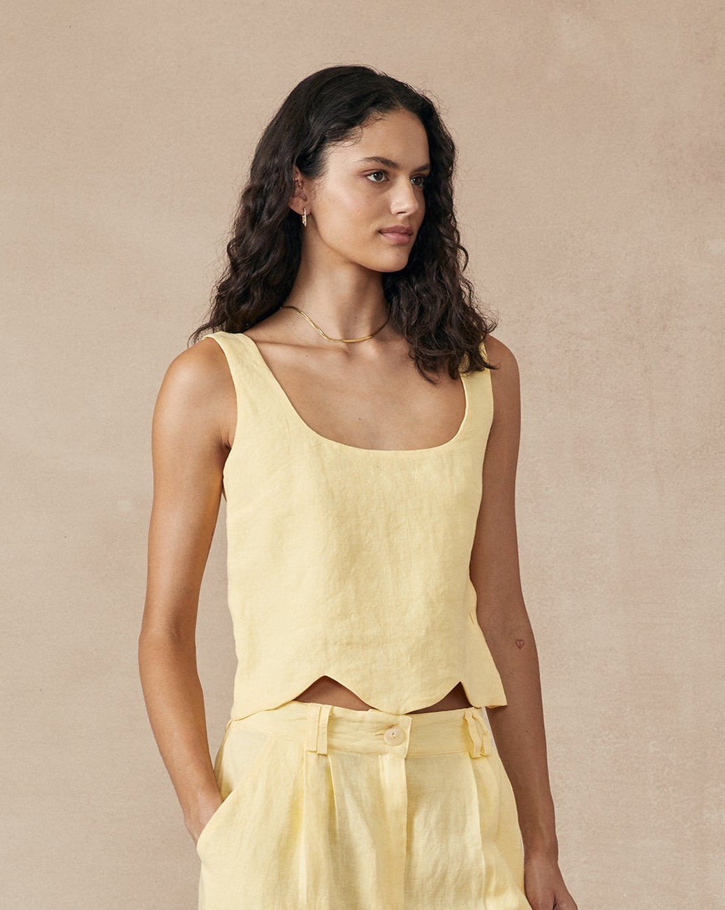 Leaf Cami Sorbet - Size: XL