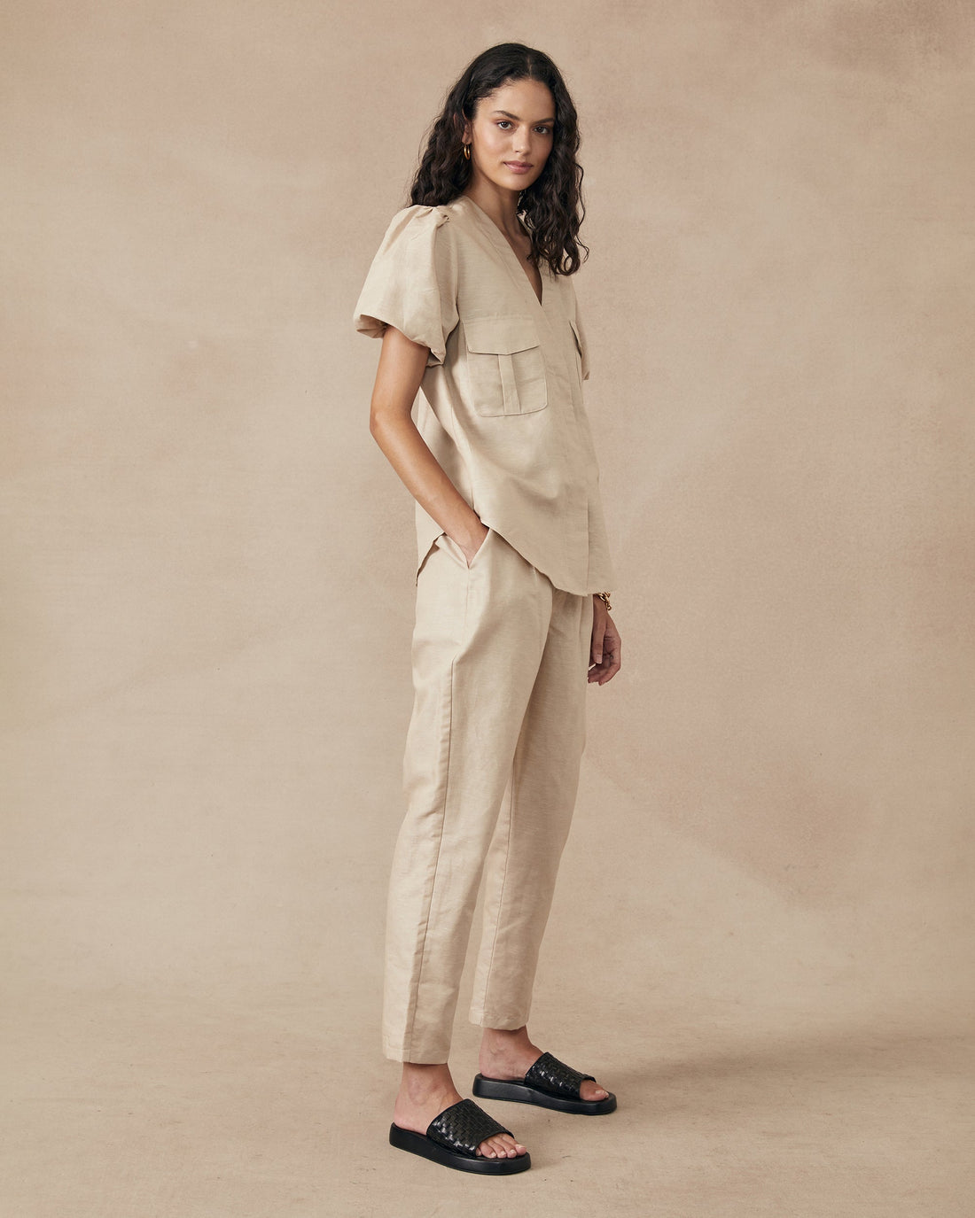 Ridge Shirt Beige