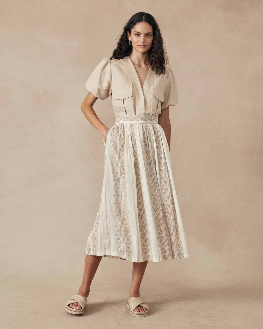 Ridge Shirt Beige