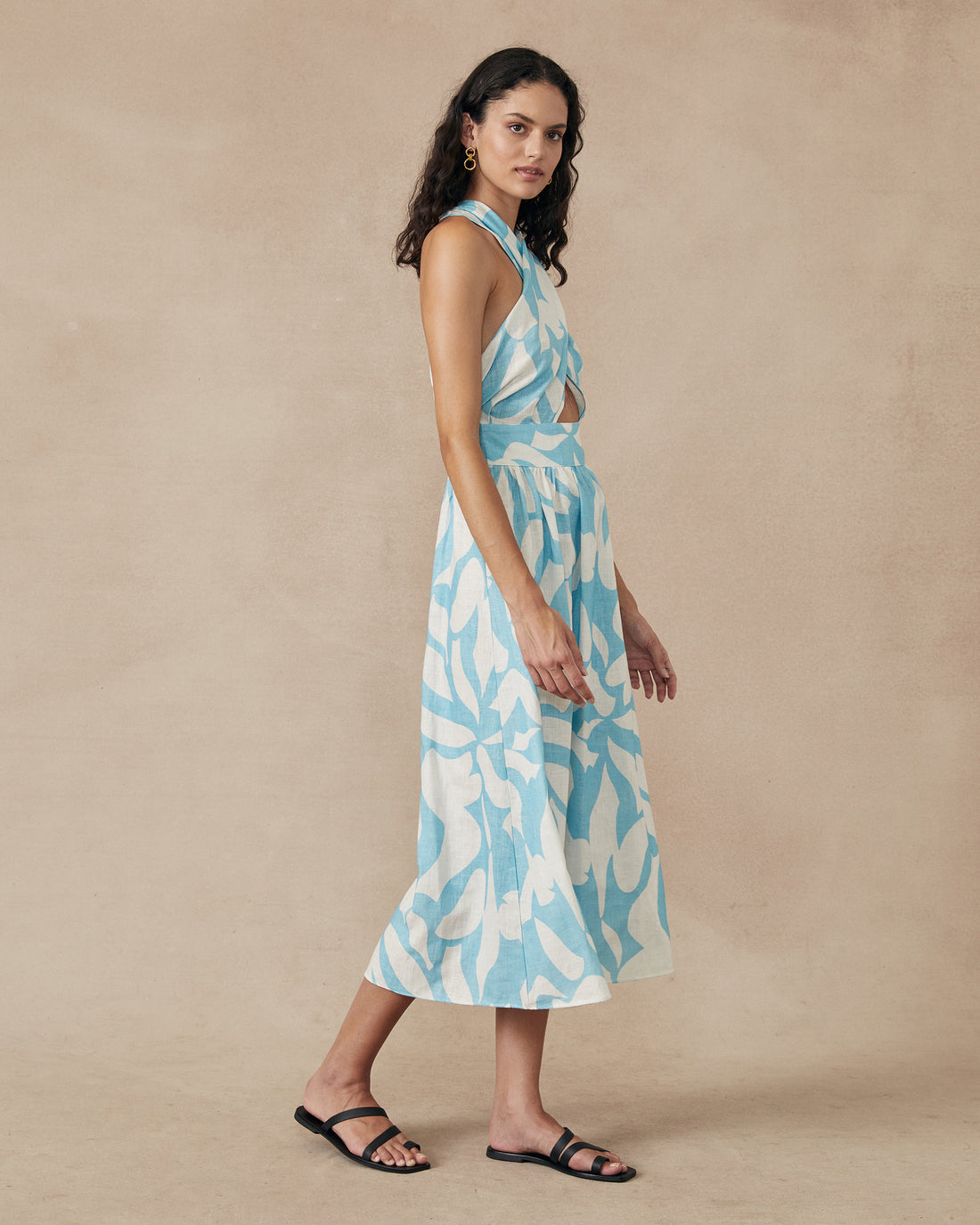 Lara Dress Blue Wave - Size: S