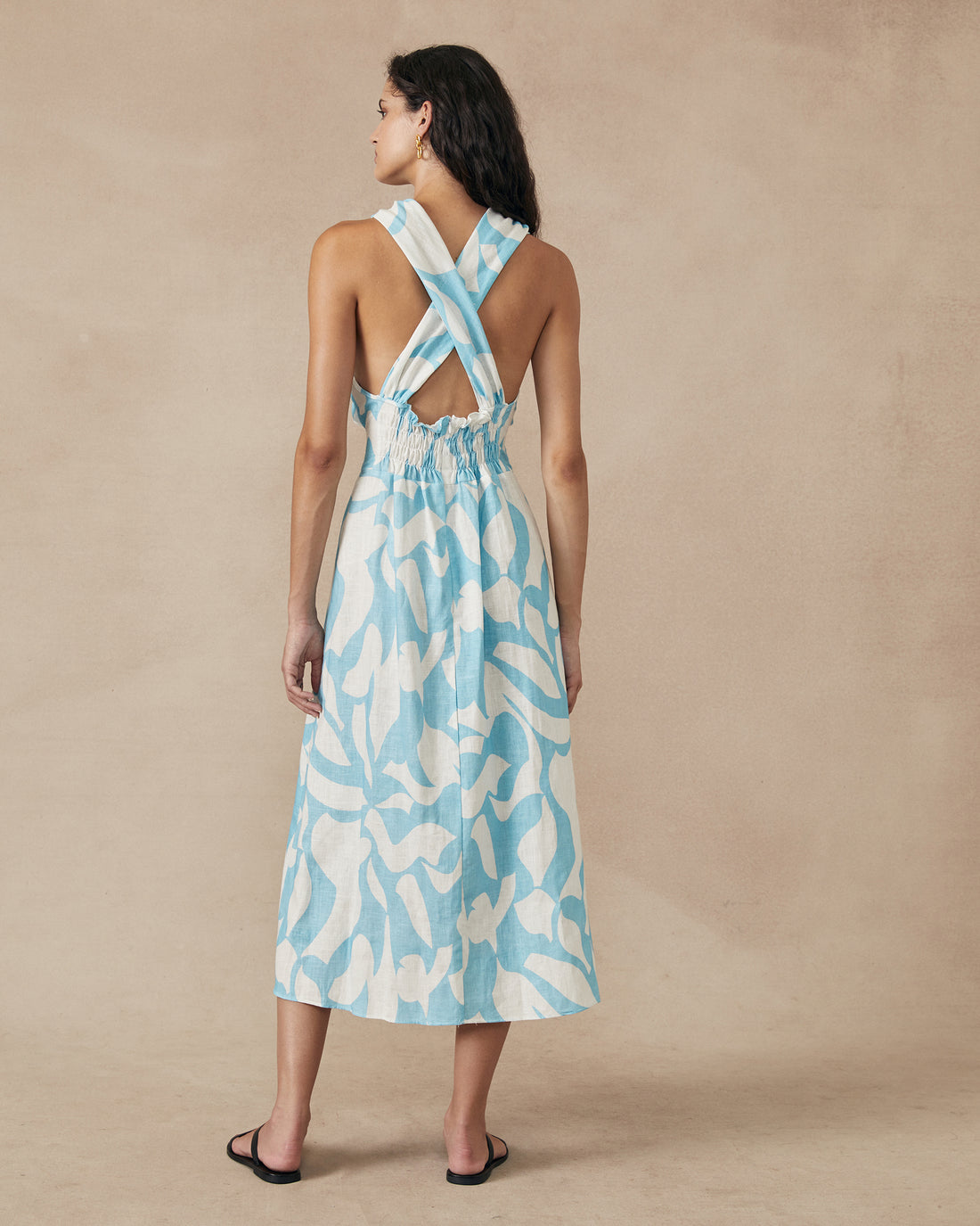 Lara Dress Blue Wave - Size: S