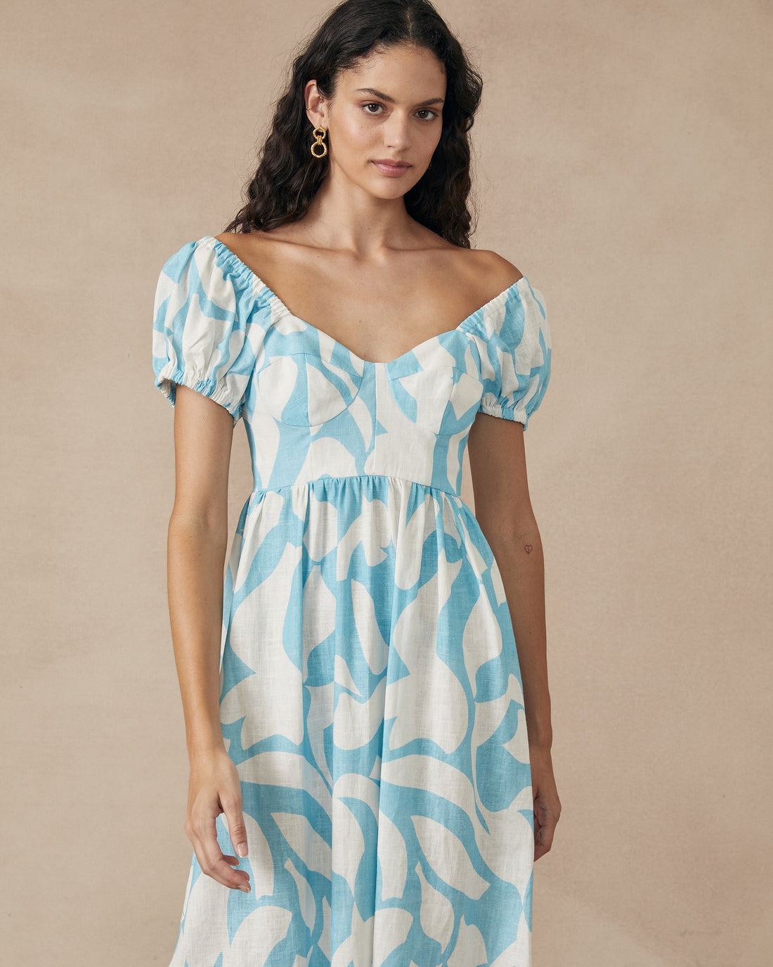 Lavender Dress Blue Wave - Size: XS, L