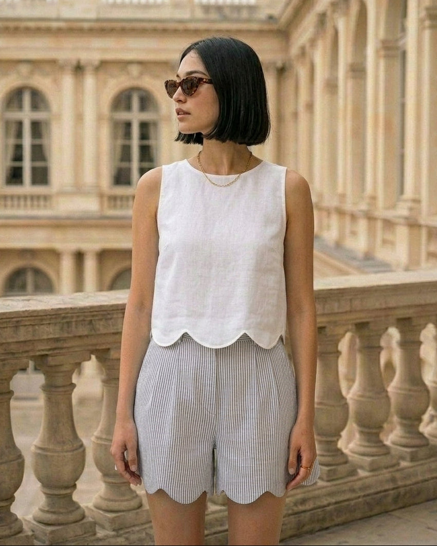 Daisy Top White