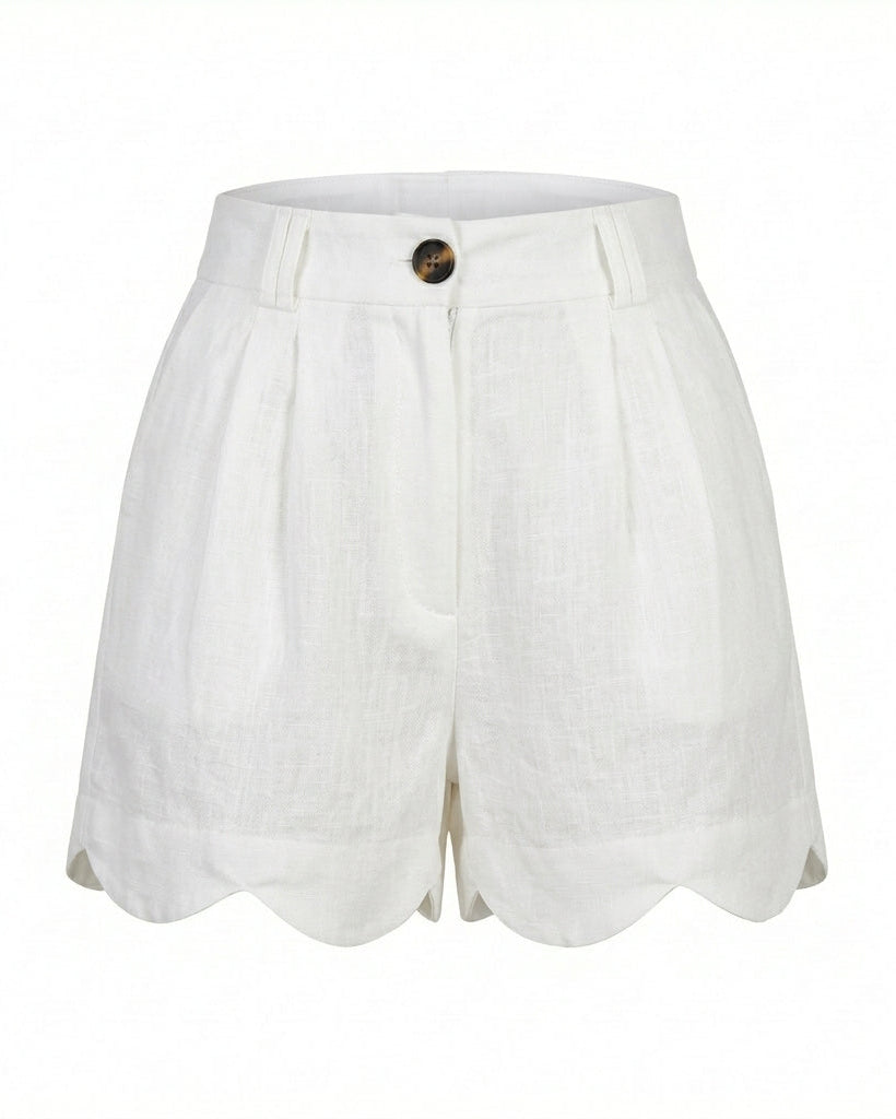 Daisy Shorts White