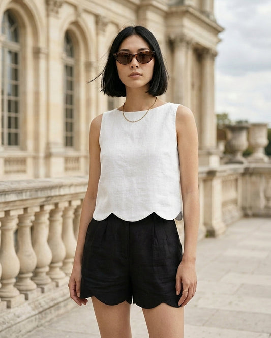 Daisy Shorts Black