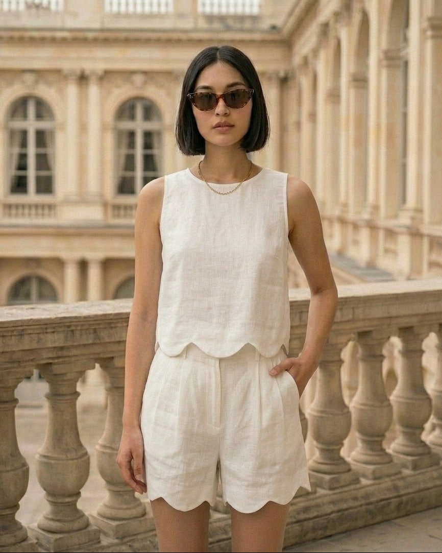 Daisy Top White