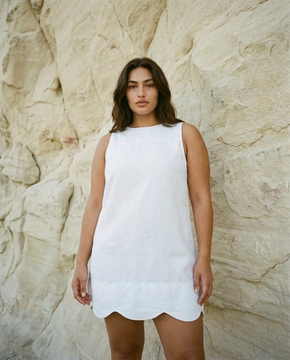 Daisy Dress White
