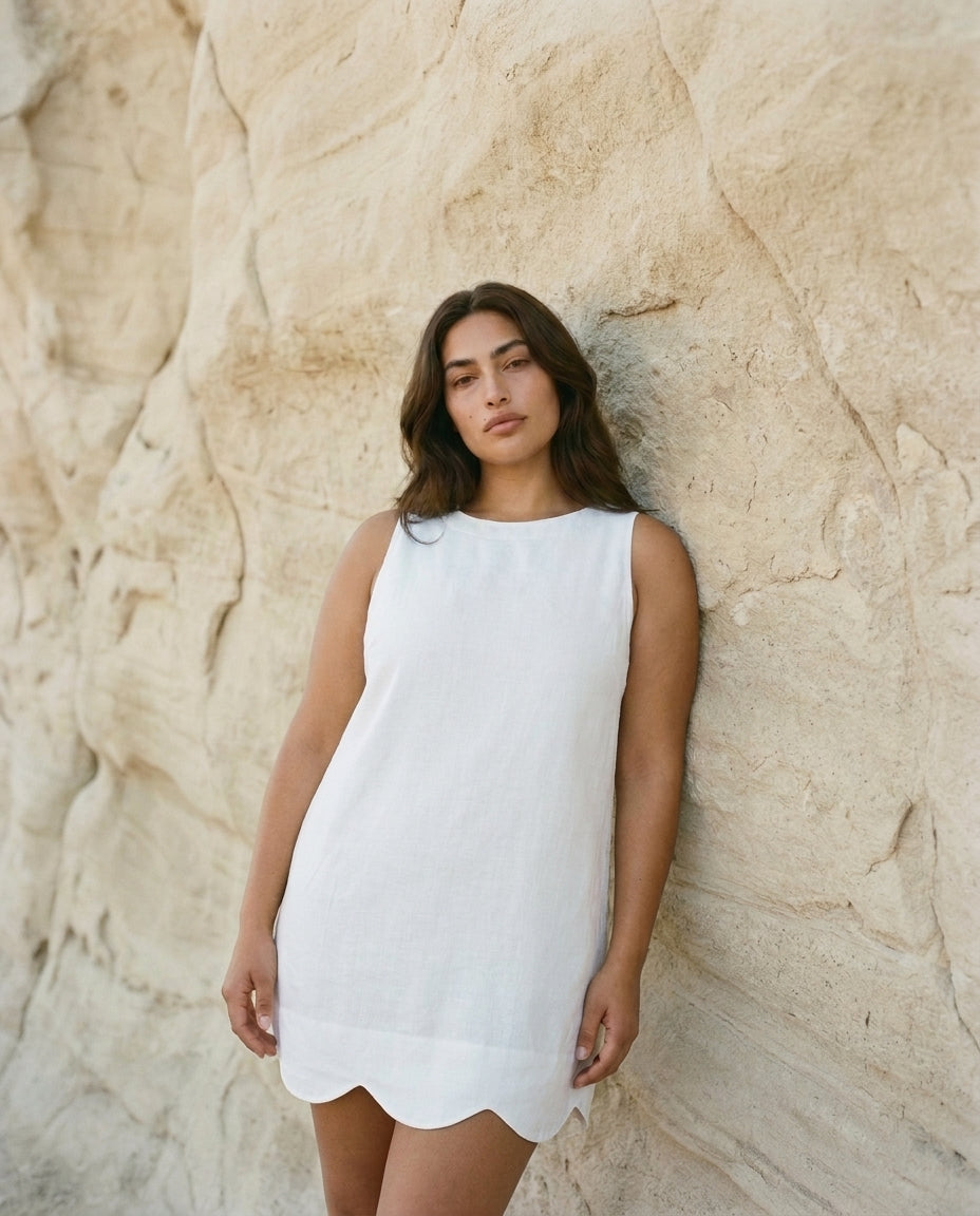 Daisy Dress White