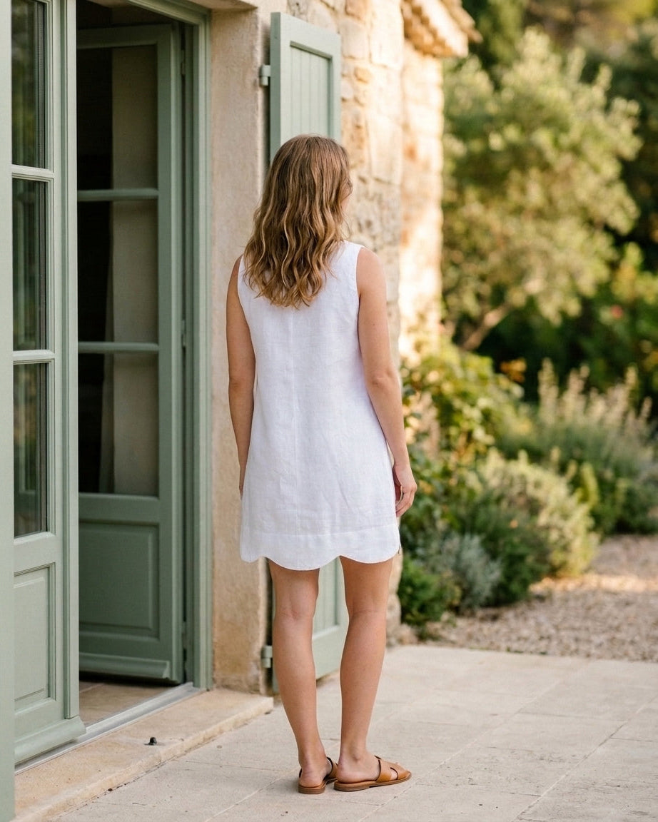 Daisy Dress White