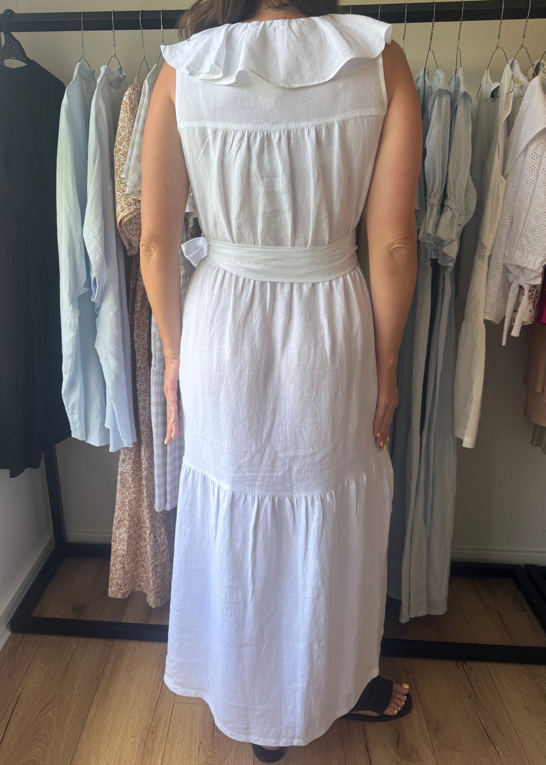 Patty Dress White - Size: XS, M, XL