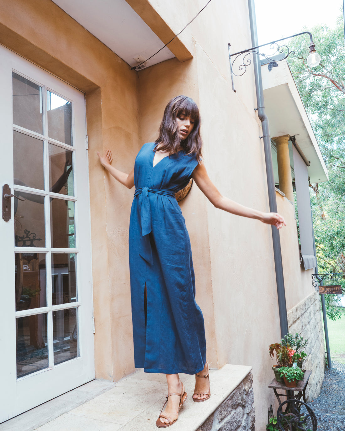 Asha Dress Navy - Size: XS