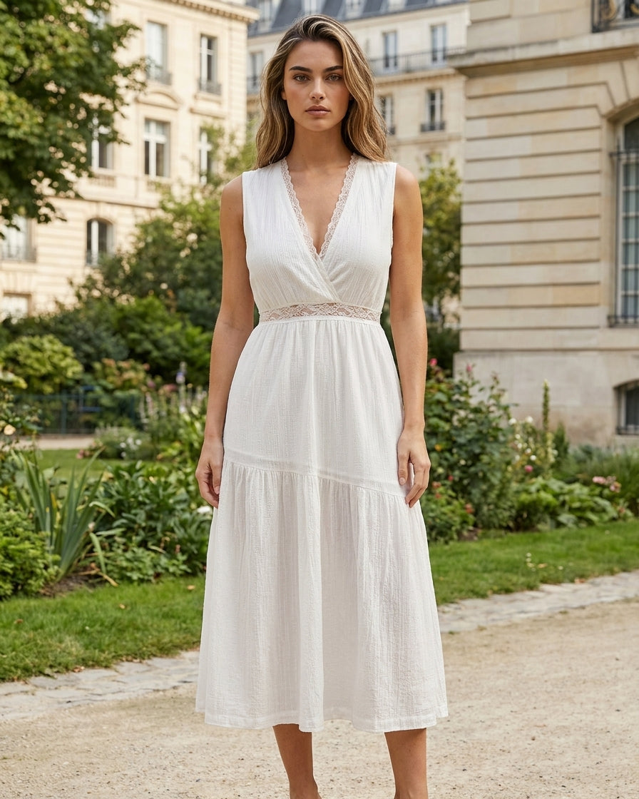 Iris Dress Ivory