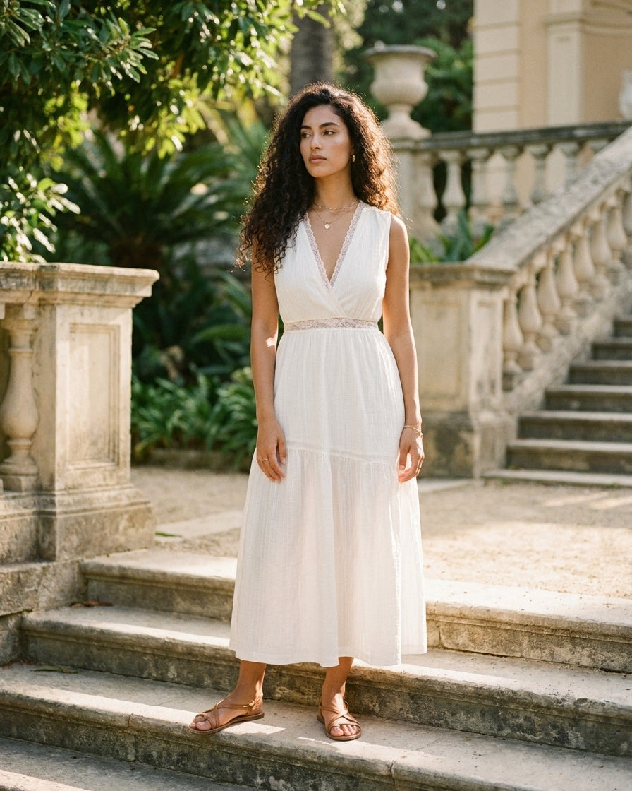 Iris Dress Ivory
