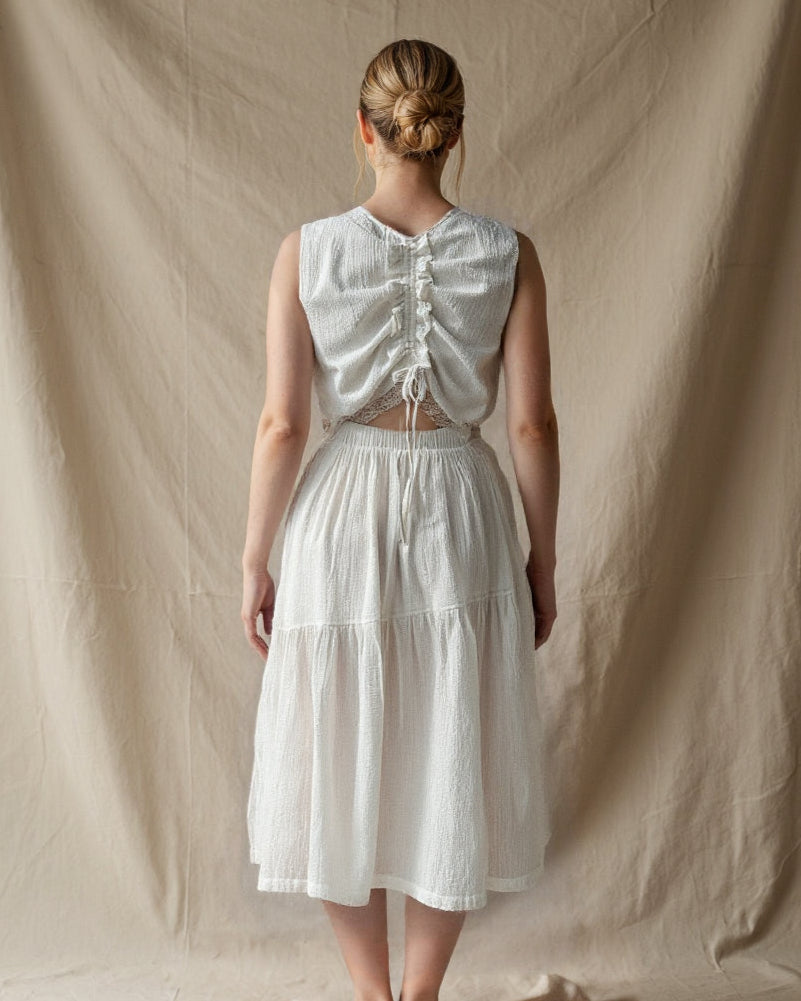 Iris Dress Ivory