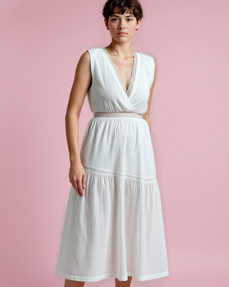 Iris Dress Ivory