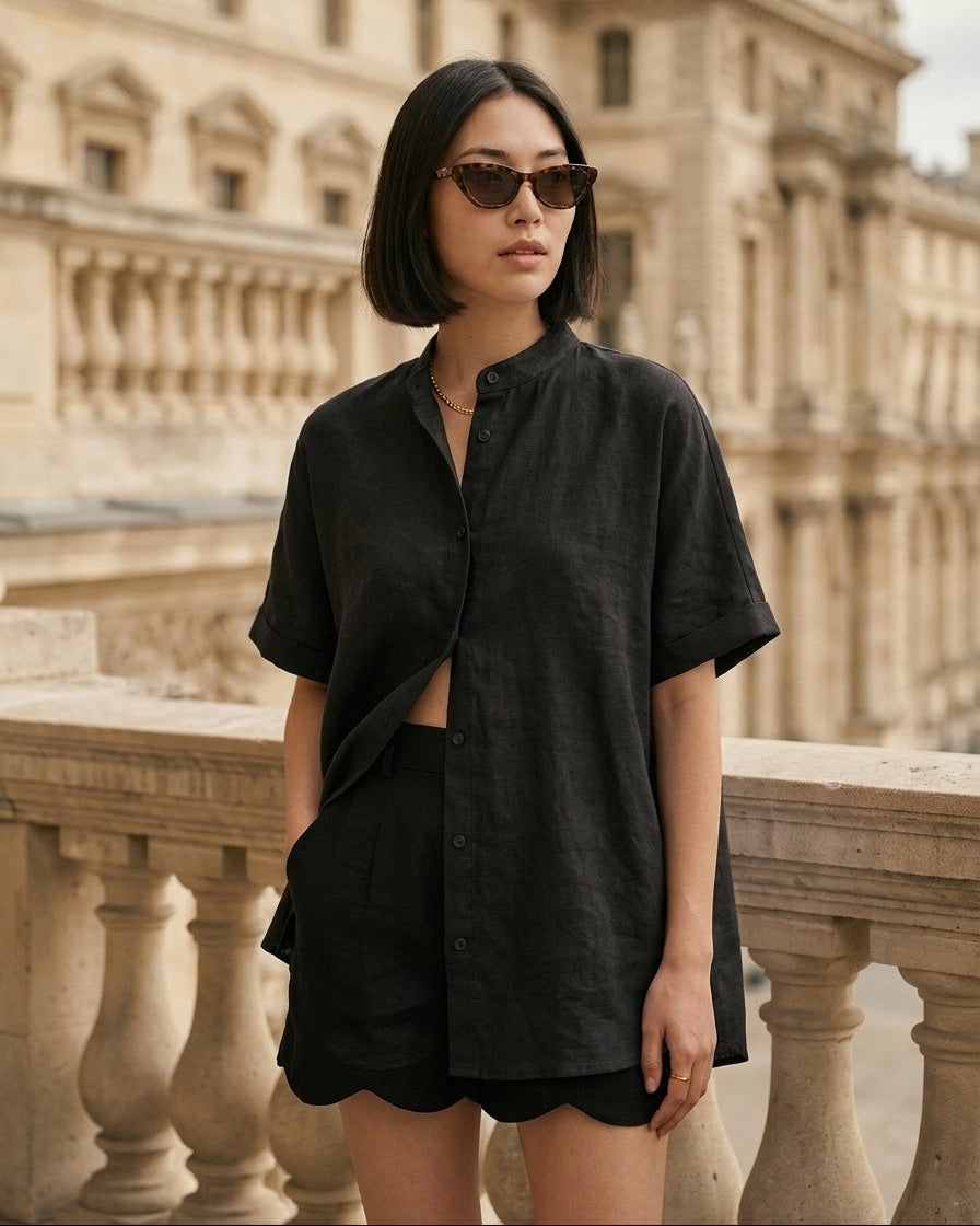 Lena Shirt Black