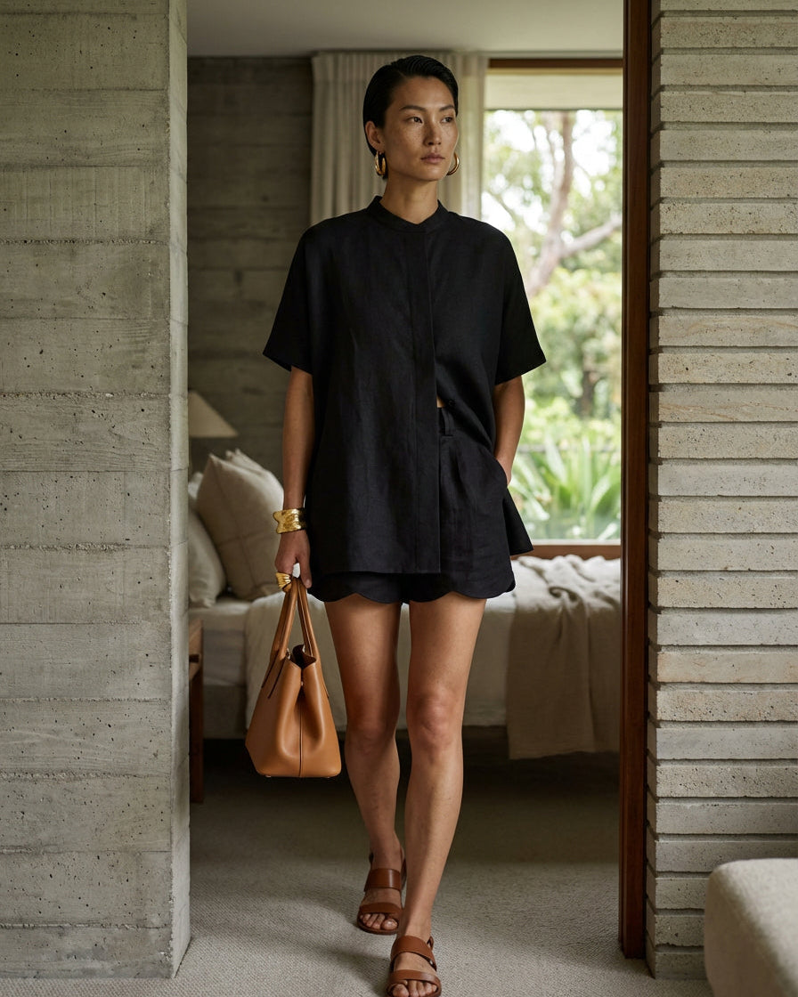 Daisy Shorts Black