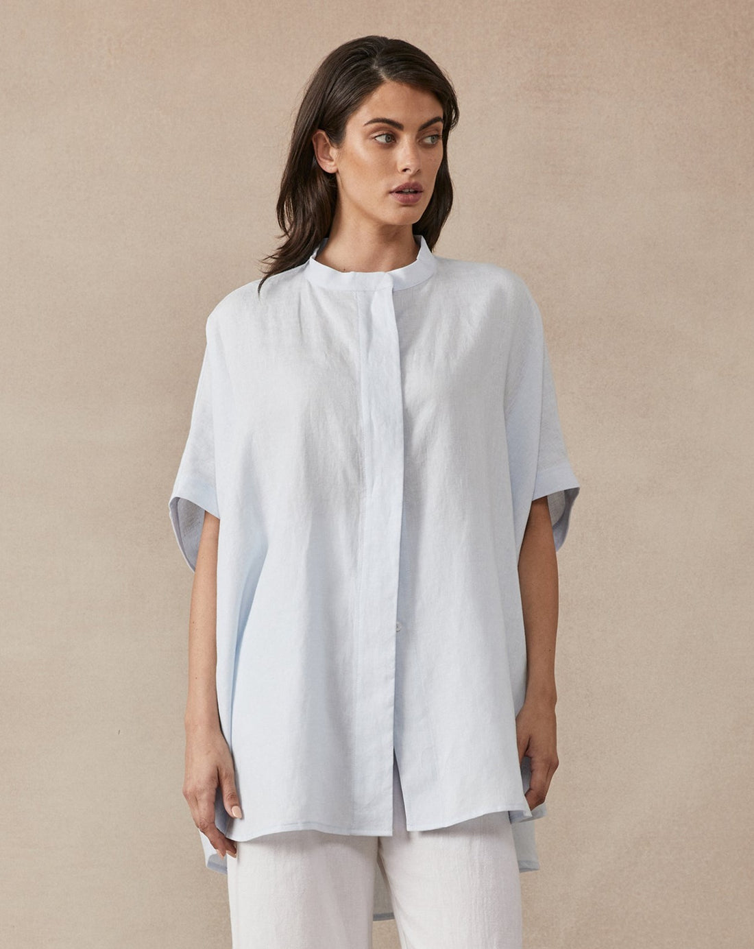 Lena Shirt Light Blue - OS